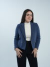 Petrol Cropped Blazer